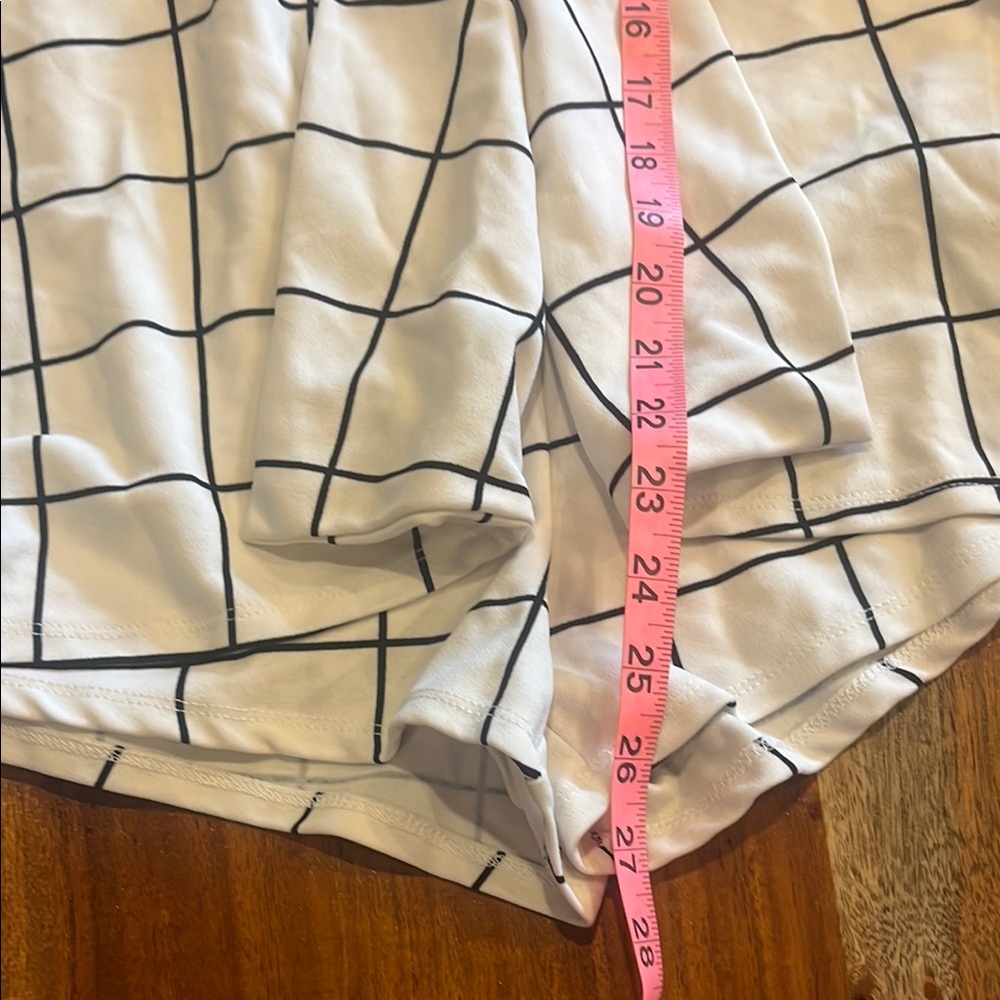 Chic Black and White Striped Dress - Picture 2 of 14